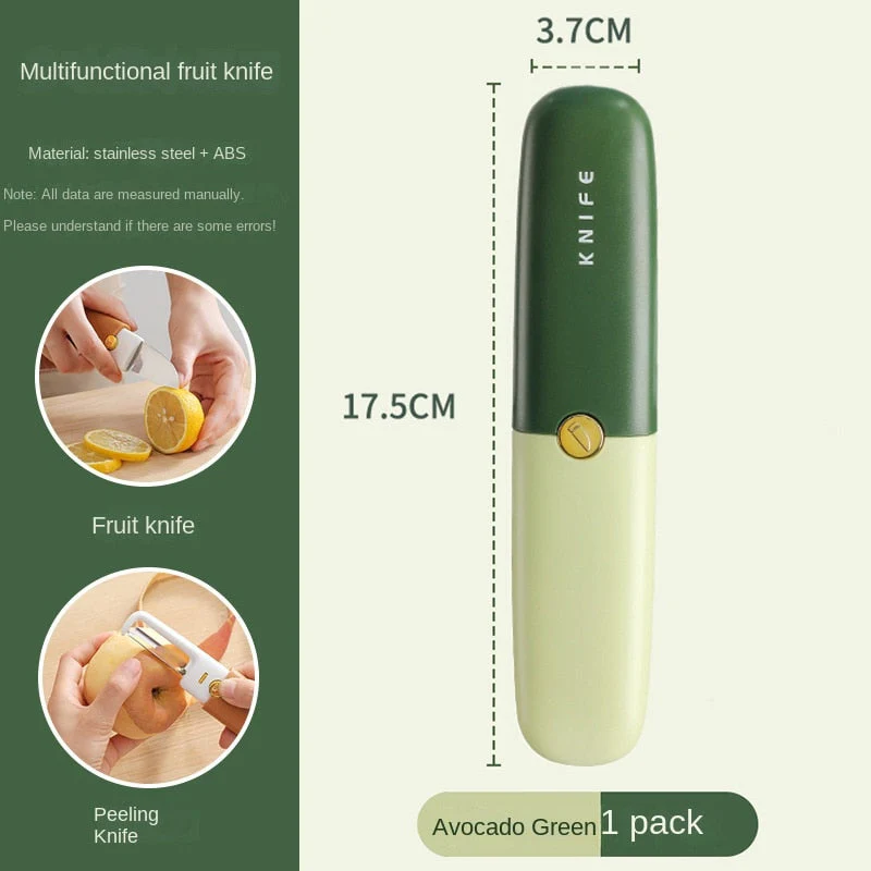2in1 Vegetable Peeler Home Chef Mini Knife - Image 8