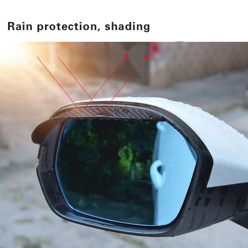 2pcs Car Rear View Mirror Rain Protector - Image 3