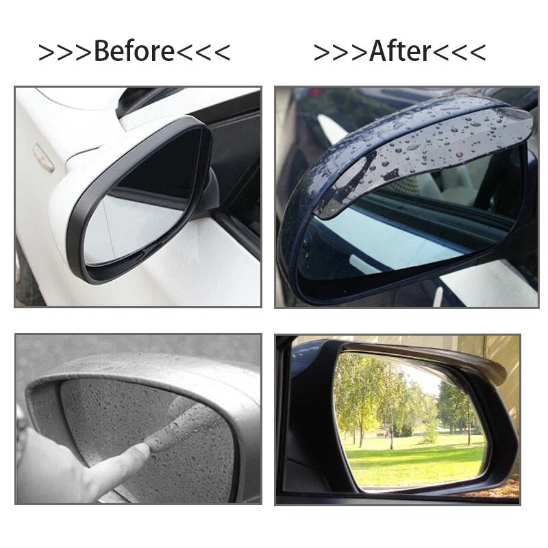 2pcs Car Rear View Mirror Rain Protector - Image 4