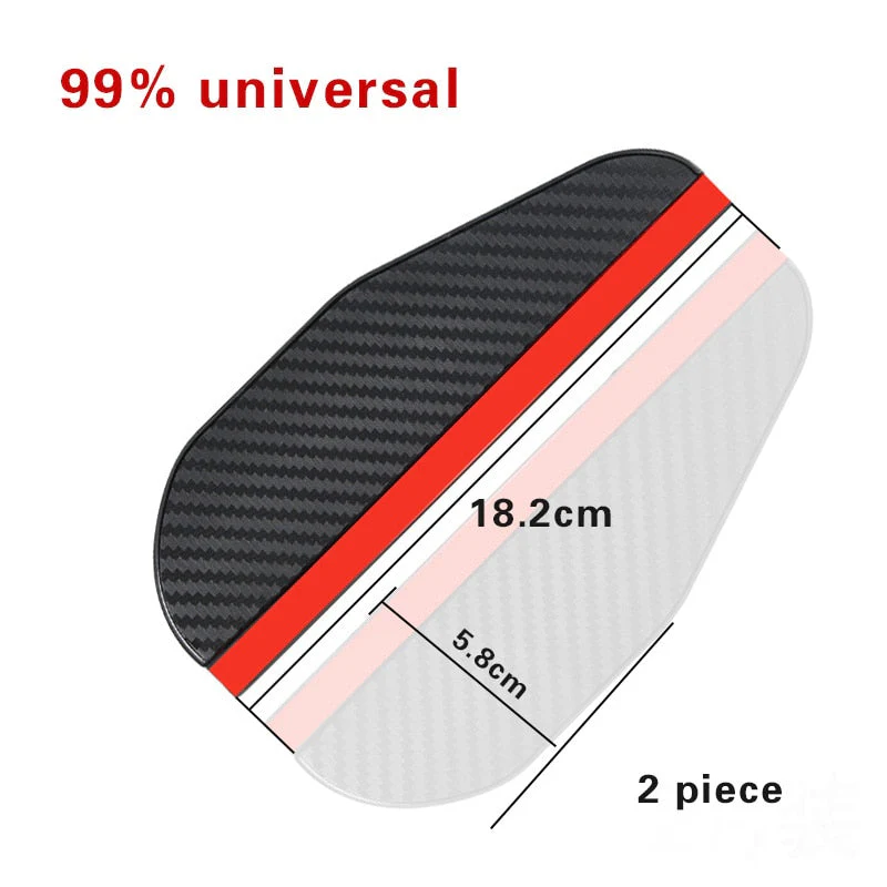 2pcs Car Rear View Mirror Rain Protector - Image 8