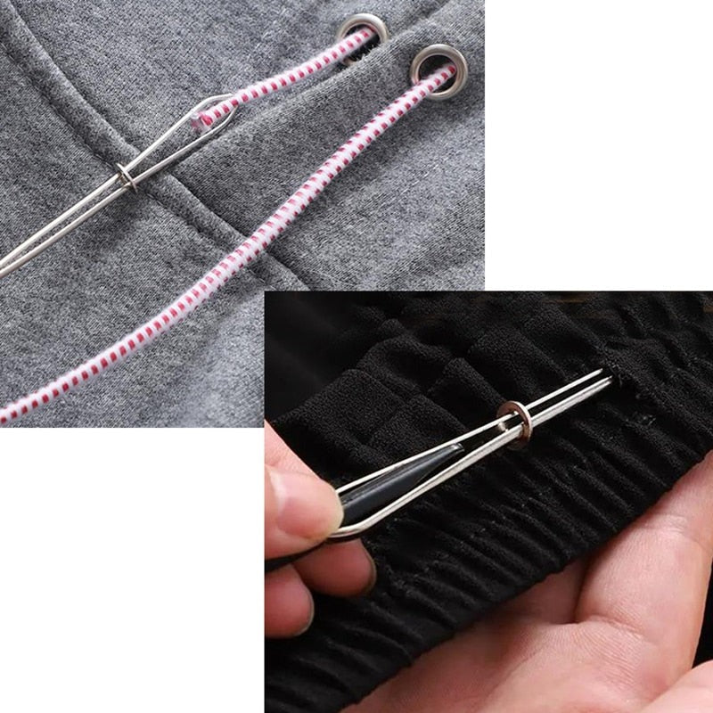 2Pcs Elastic Rope Threader Tweezer Tool - Image 6