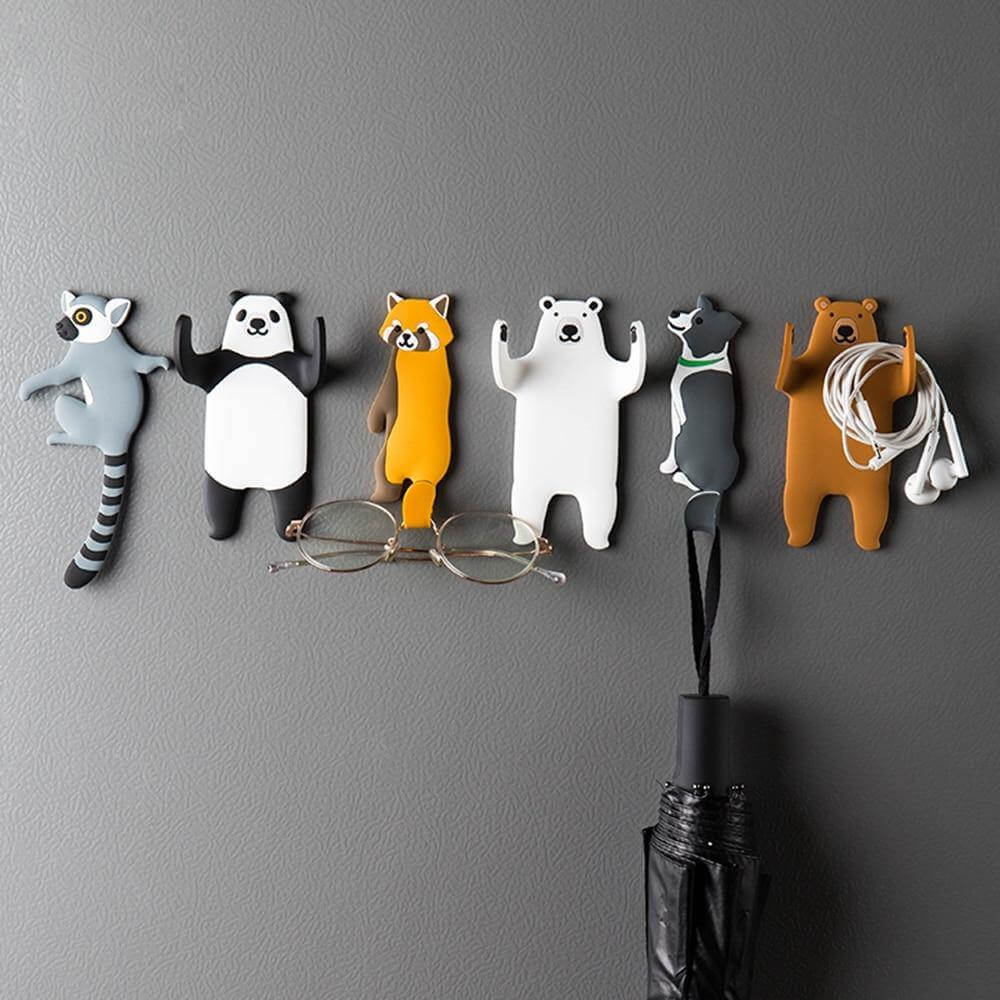 2pcs Lovely Animal Cartoon Hooks - Image 2