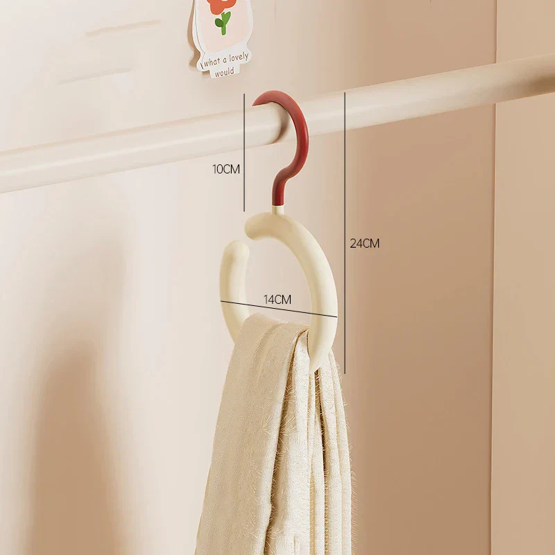 2pcs Rotating Multi-Hook Closet Organizer Hanger - Image 9