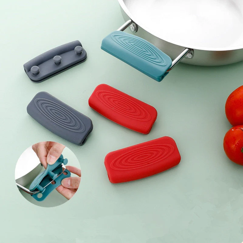 2Pcs Silicone Heat Resistant Cookware Handle - Image 4