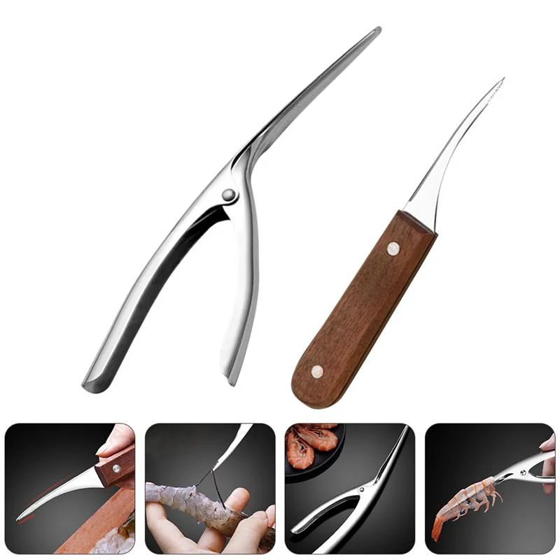 2Pcs Stainless Steel Shrimp Peeler Set - Image 6