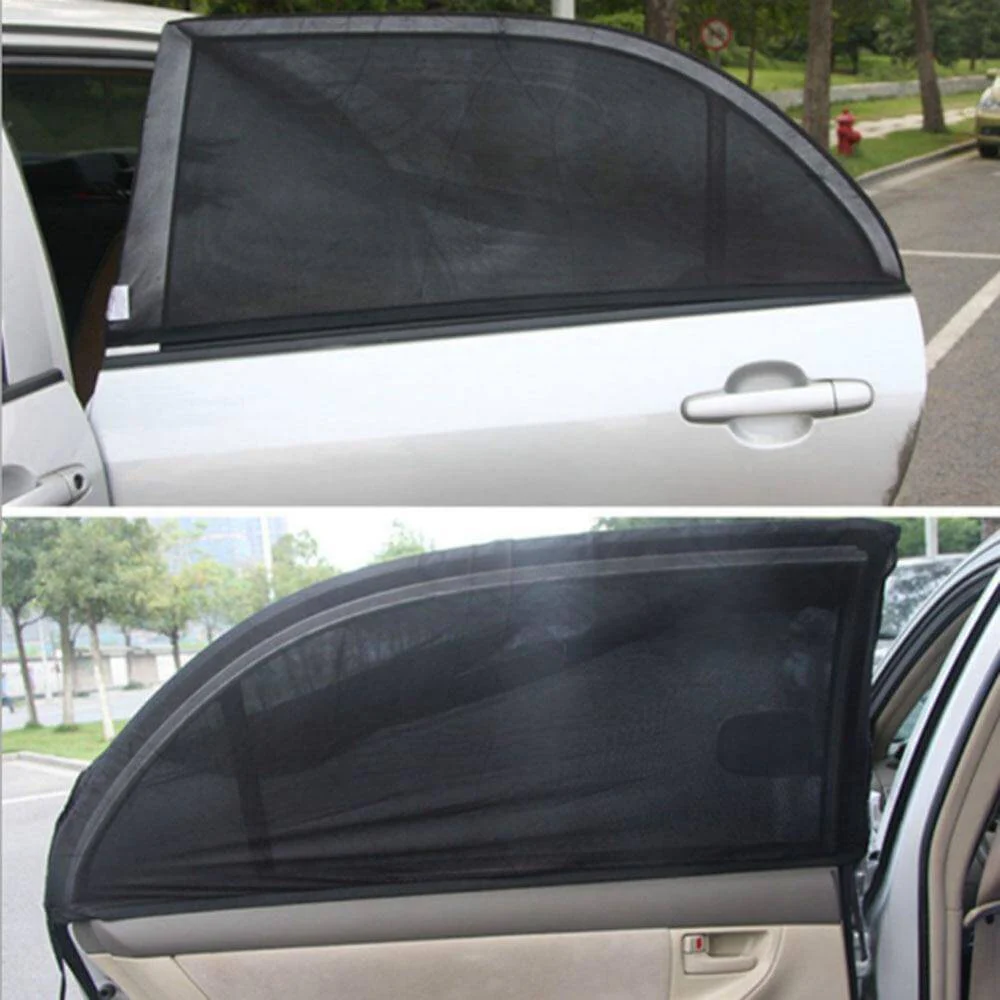 2pcs Summer Car Window Sunshade Net - Image 3