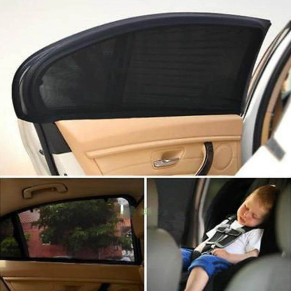 2pcs Summer Car Window Sunshade Net - Image 4