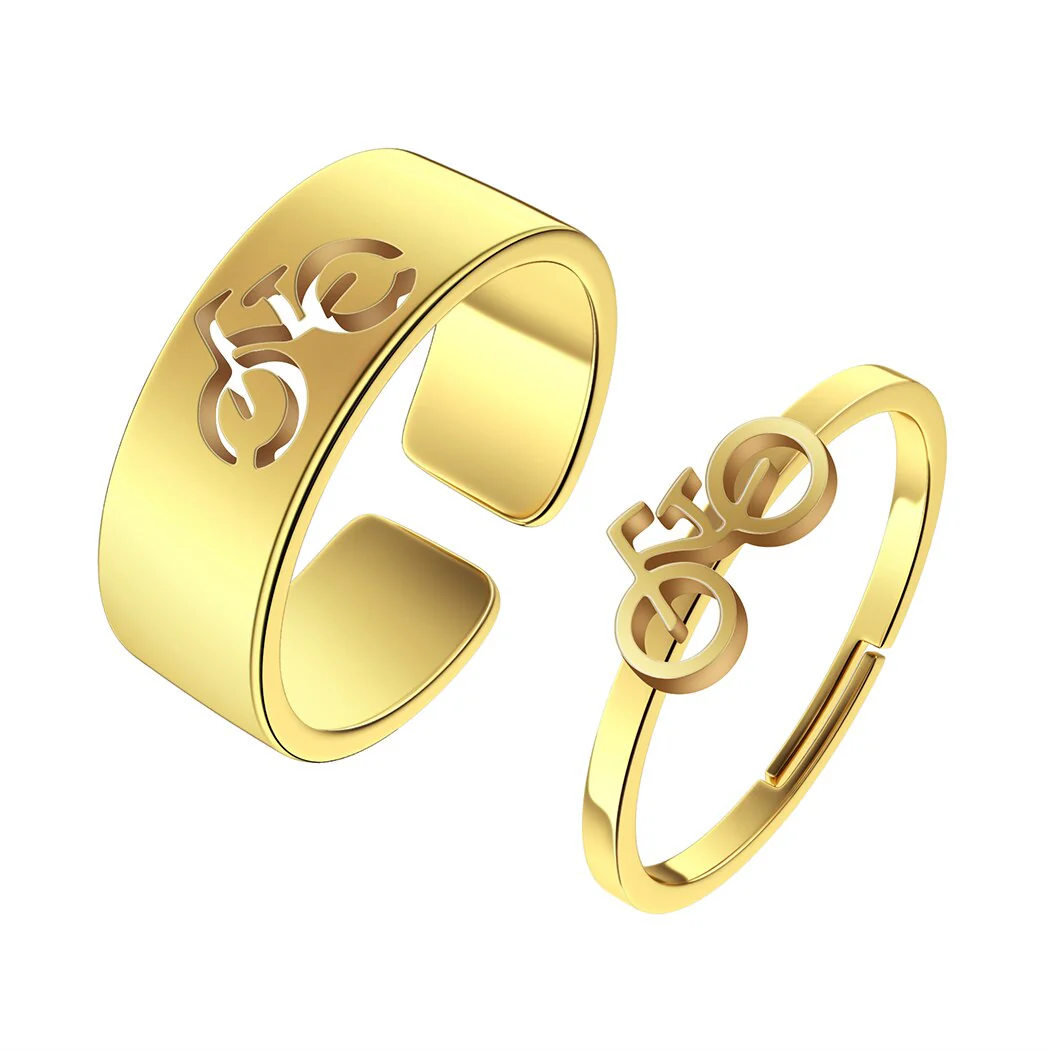2pcs Together Forever Couple Rings - Image 15