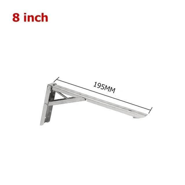 2PCS Triangle Folding Wall Mounted Shelf - Image 5