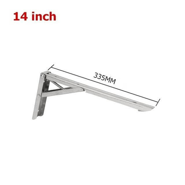 2PCS Triangle Folding Wall Mounted Shelf - Image 8
