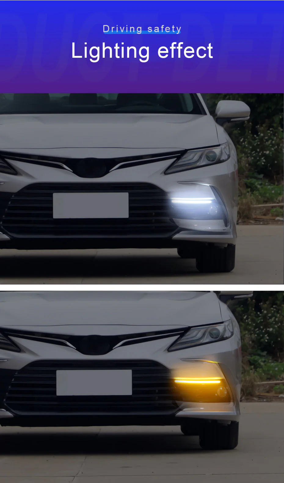 2Pcs Waterproof Car Turn Signal LED Light Strip - Image 4