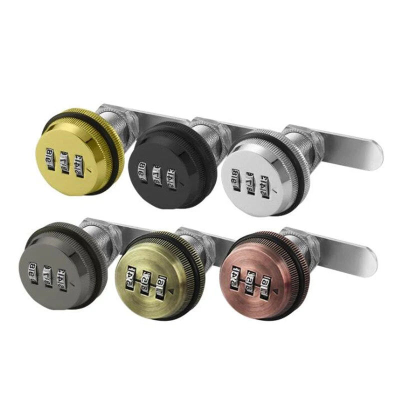 3-Digit Mechanical Password Cabinet Lock - Image 5