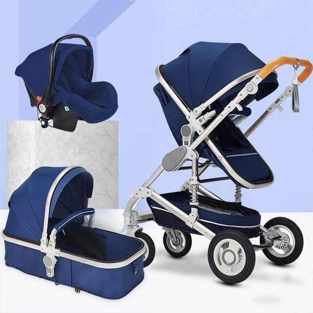 3 in 1 High-Landscape Bidirectional Portable Foldable Baby Stroller - Image 12