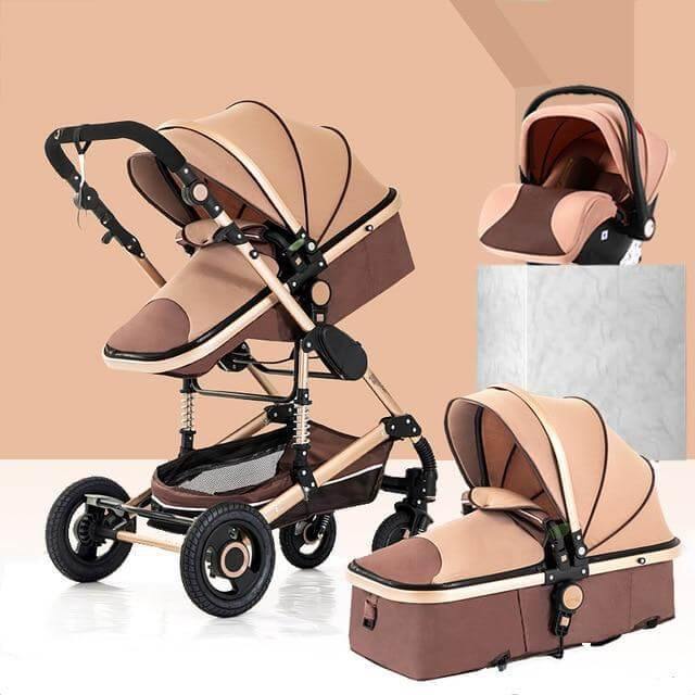 3 in 1 High-Landscape Bidirectional Portable Foldable Baby Stroller - Image 16
