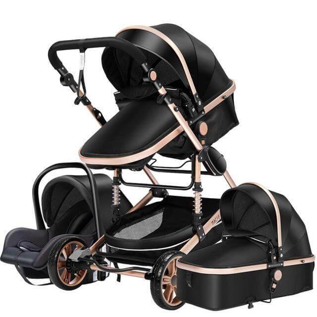 3 in 1 High-Landscape Bidirectional Portable Foldable Baby Stroller - Image 2