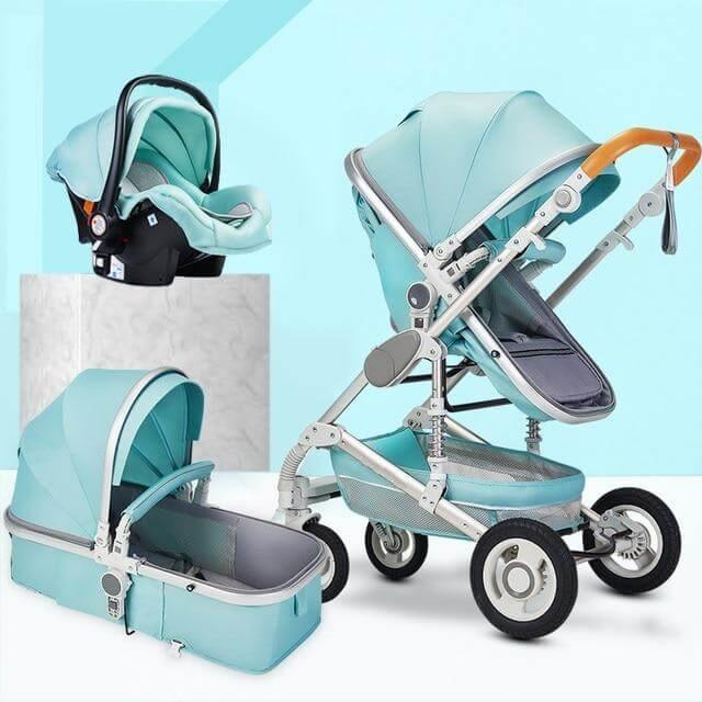 3 in 1 High-Landscape Bidirectional Portable Foldable Baby Stroller - Image 8