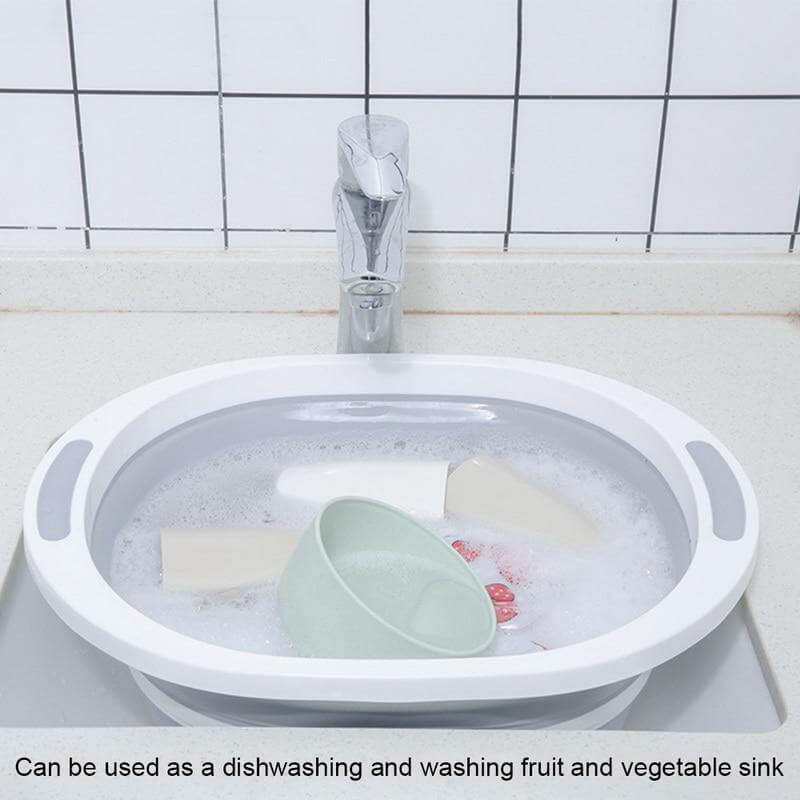 3 In 1 Multifunctional Foldable Dish Tub Cutting Board - Image 2