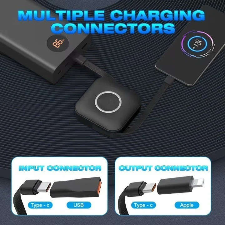 3 in 1 Retractable USB Charger Cable - Image 3