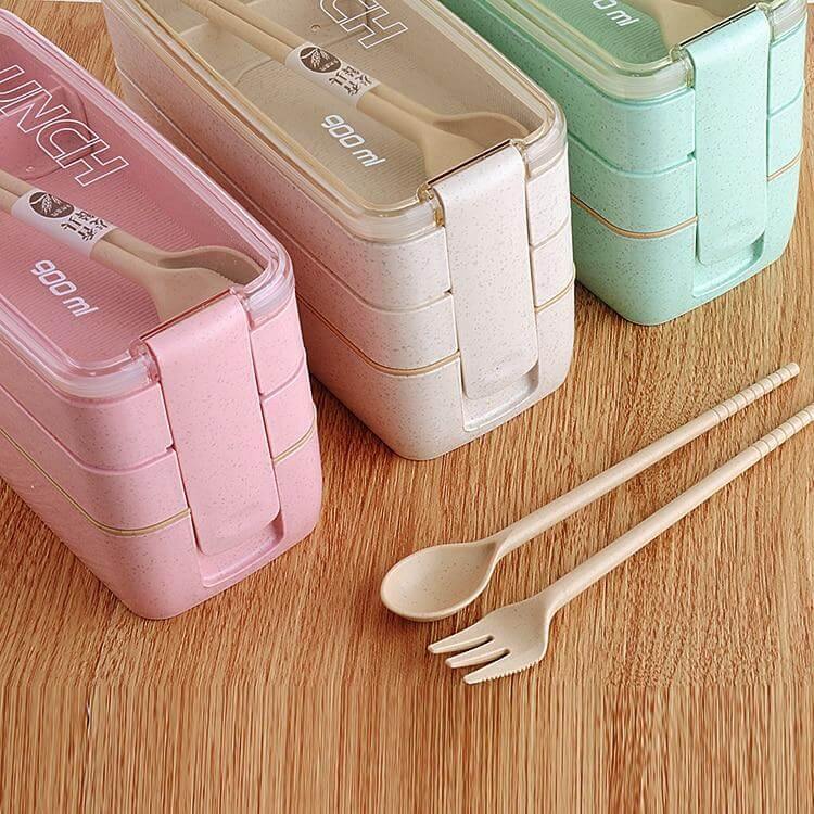 3 Layers Healthy Material Lunch Box - Image 4