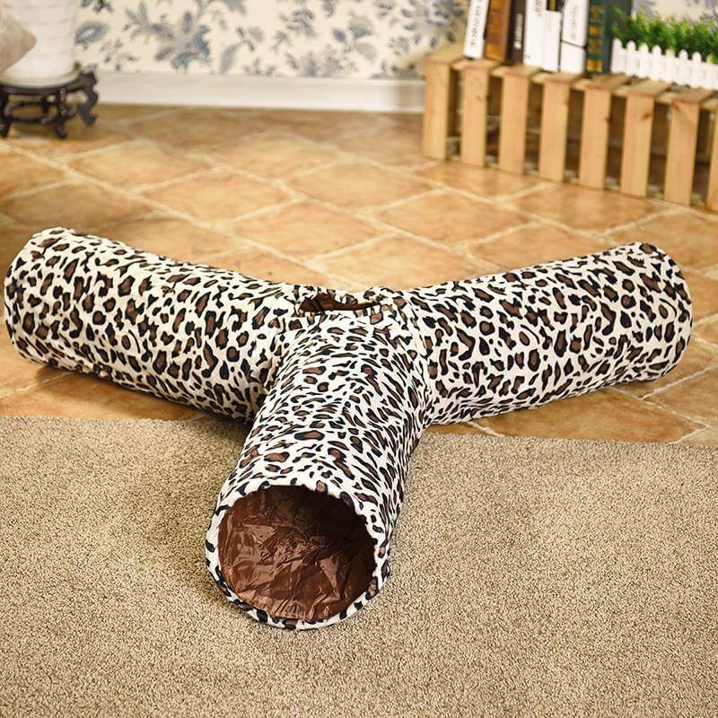 3 Ways Cat Leopard Print Tunnel - Image 4