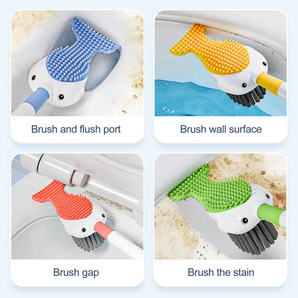 360 Degree Duck Shape Cleaning Toilet Brush - Image 5
