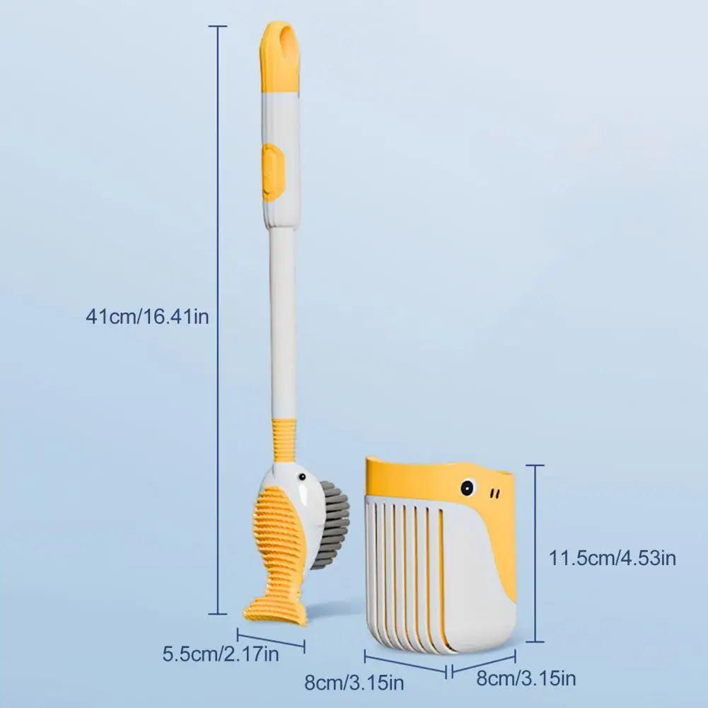 360 Degree Duck Shape Cleaning Toilet Brush - Image 6