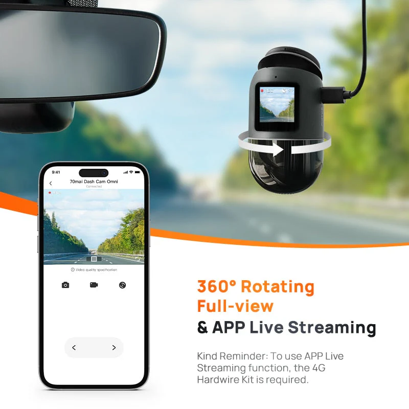 360 Full View AI Motion Dash Cam - Image 3