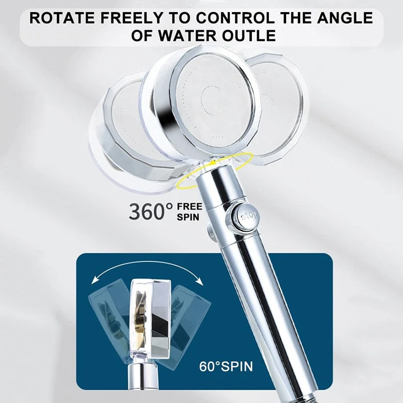 360 High Pressure Rainfall Shower Head - Image 7