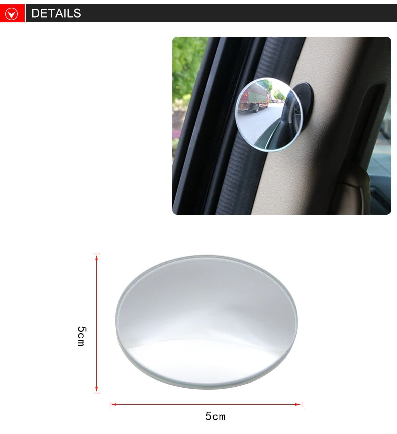 360 Rotatable Car Blind Spot Interior Mirror - Image 5