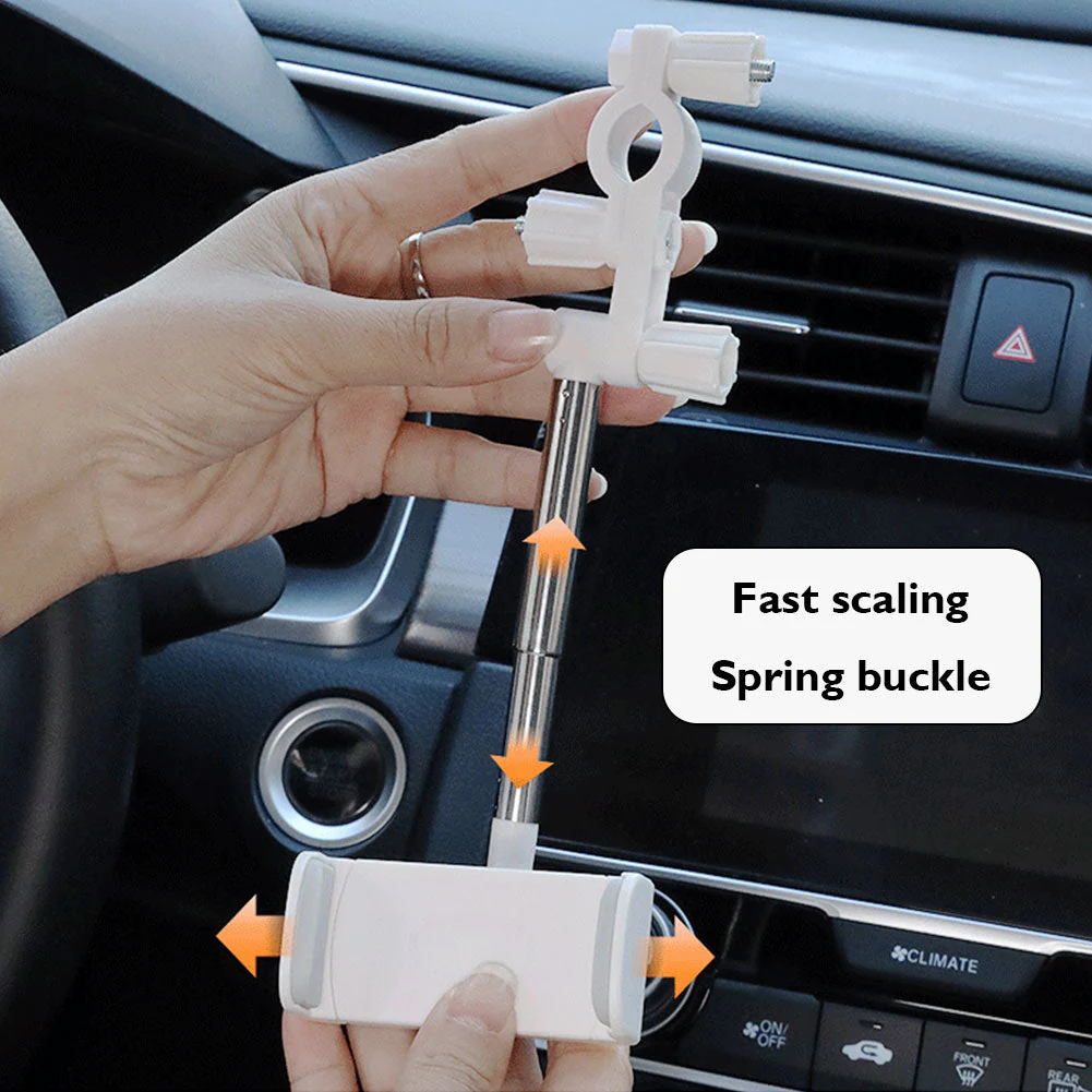 360 Rotatable Rear-View Mirror Phone Holder - Image 8