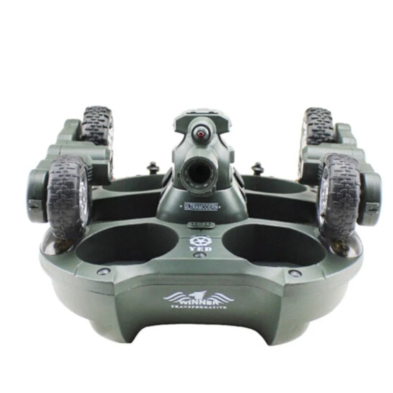 360 Rotatable Waterproof Remote Control Tank Boat - Image 3