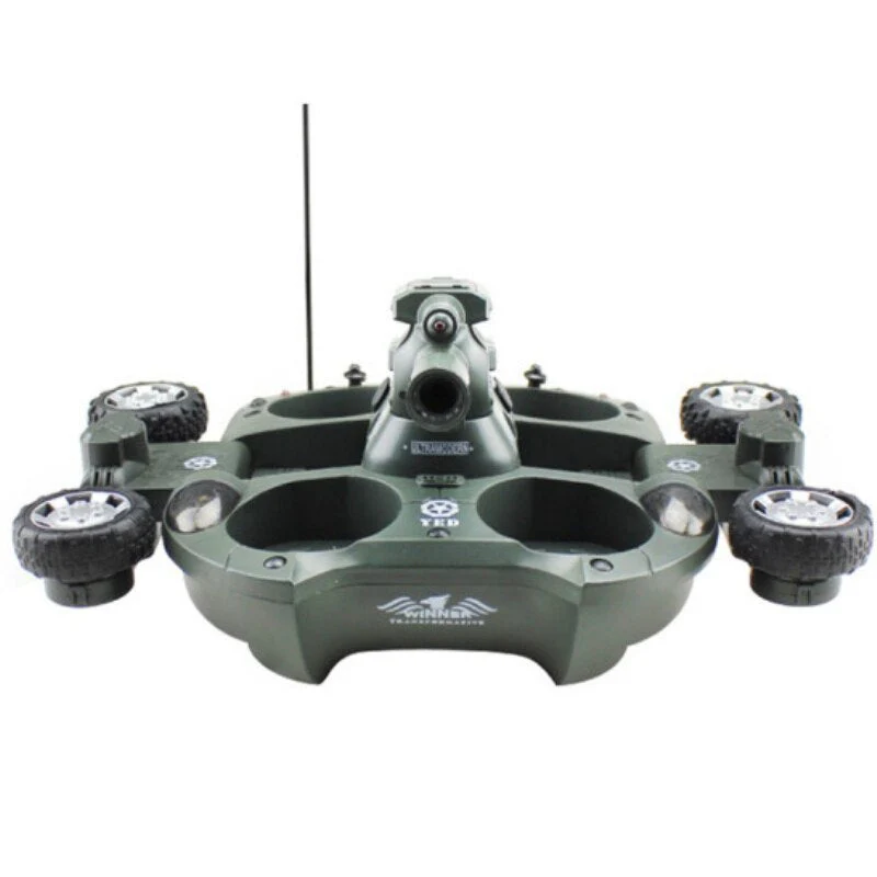 360 Rotatable Waterproof Remote Control Tank Boat - Image 4