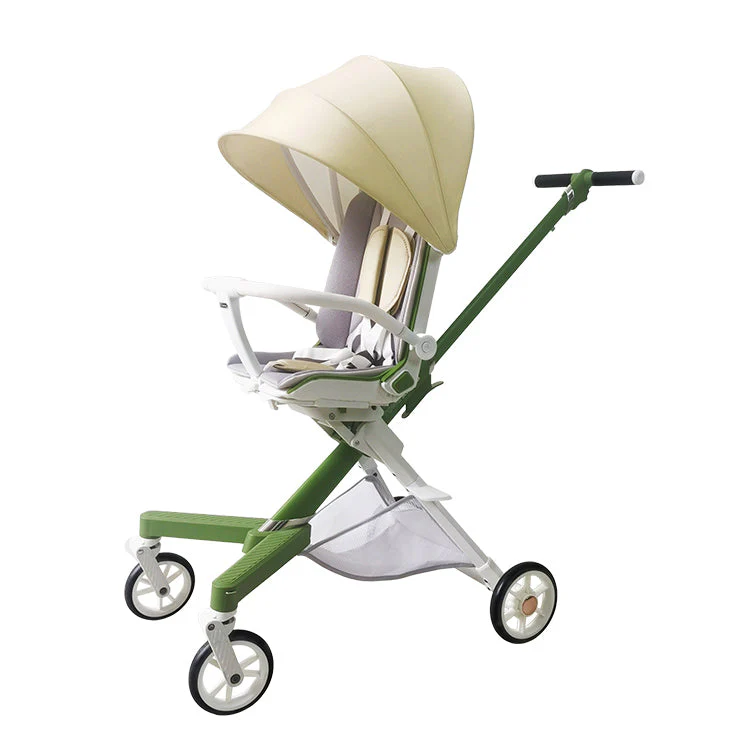360 Rotating Folding Easy Travel Folding Baby Stroller - Image 6