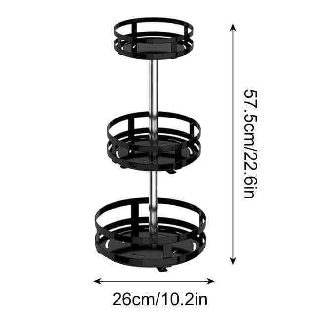 360 Rotating Kitchen Spice Storage Rack - Image 21