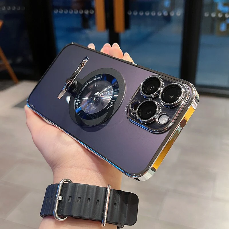 360 Rotating Transparent iPhone Holder Case - Image 6