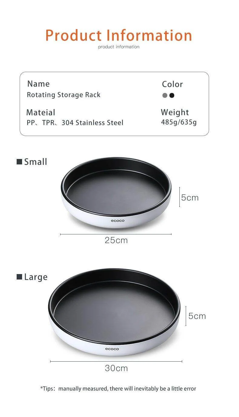 360° Rotating Tray Seasoning Bottle Organizer - Image 11