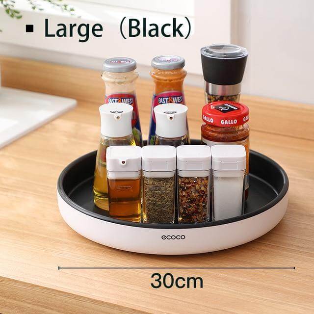 360° Rotating Tray Seasoning Bottle Organizer - Image 12