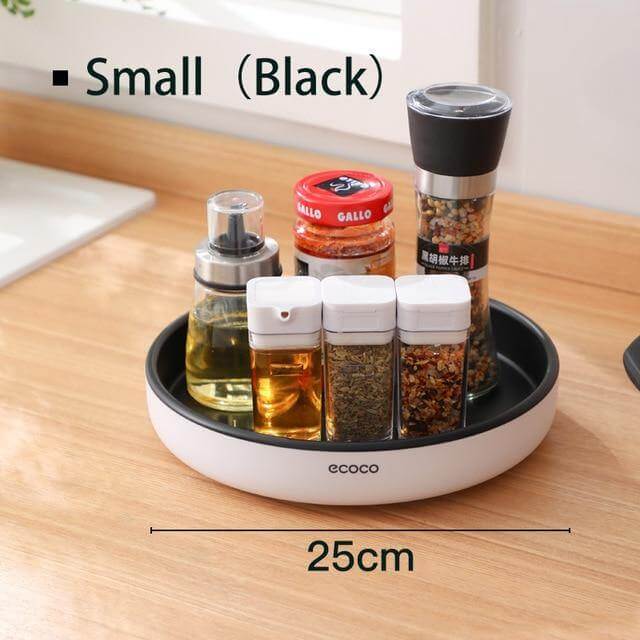 360° Rotating Tray Seasoning Bottle Organizer - Image 3