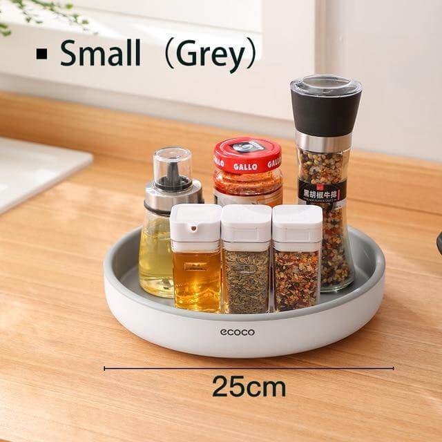 360° Rotating Tray Seasoning Bottle Organizer - Image 4