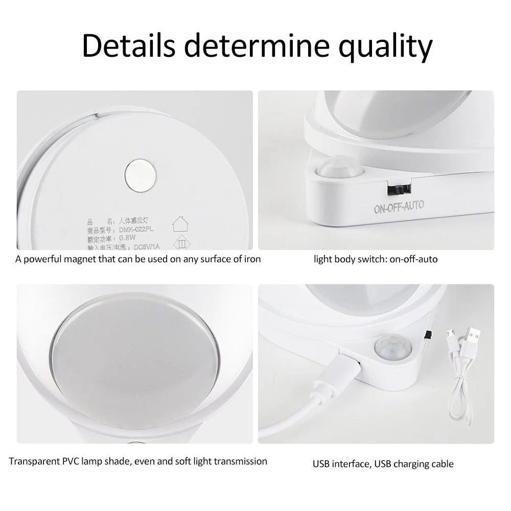 360 Rotating Water Drop Magnetic Night Lamp - Image 6