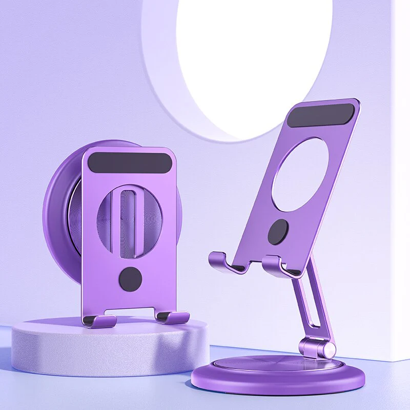 360 Rotating Wooden Foldable Universal Phone Holder - Image 10