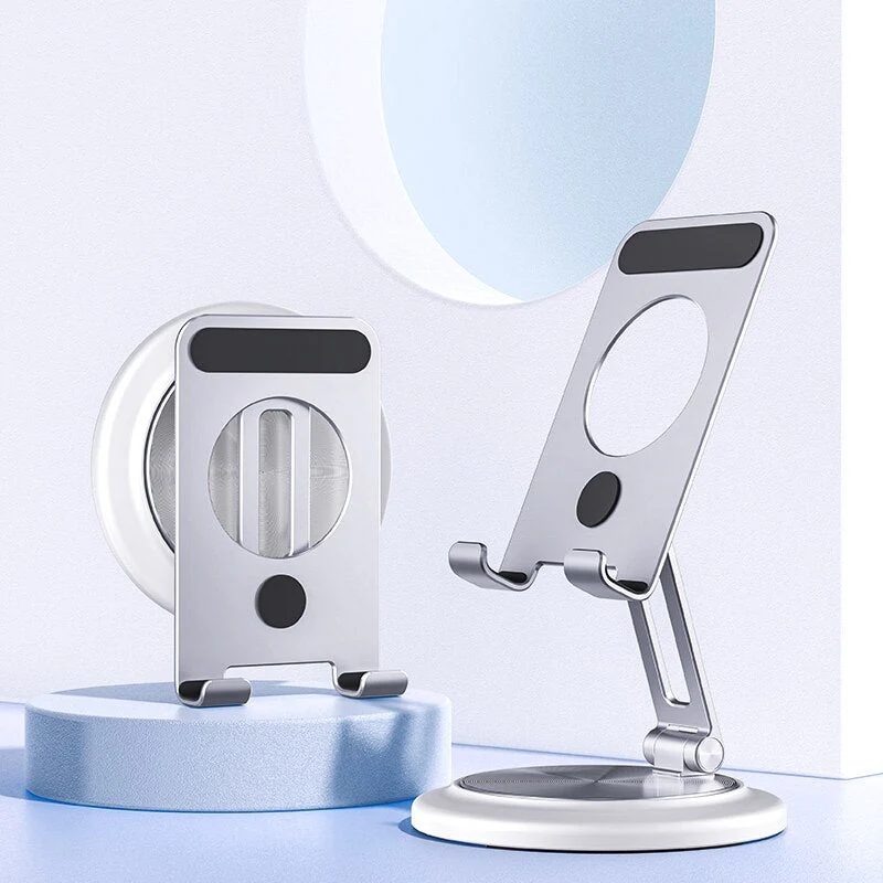 360 Rotating Wooden Foldable Universal Phone Holder - Image 11
