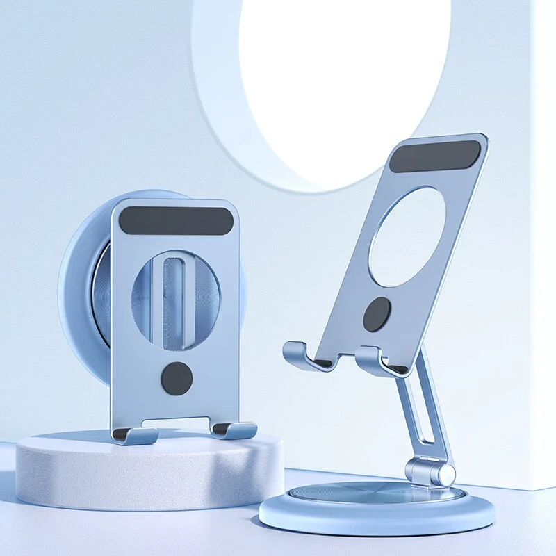 360 Rotating Wooden Foldable Universal Phone Holder - Image 9