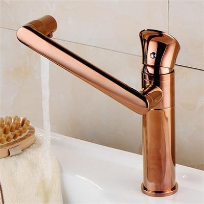 360 Rotation Black Modern Single Bathroom Faucet - Image 16