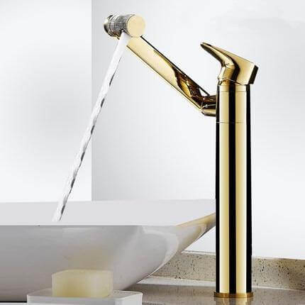 360 Rotation Black Modern Single Bathroom Faucet - Image 6