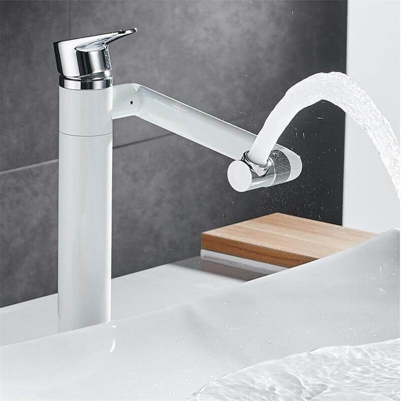 360 Rotation Black Modern Single Bathroom Faucet - Image 8