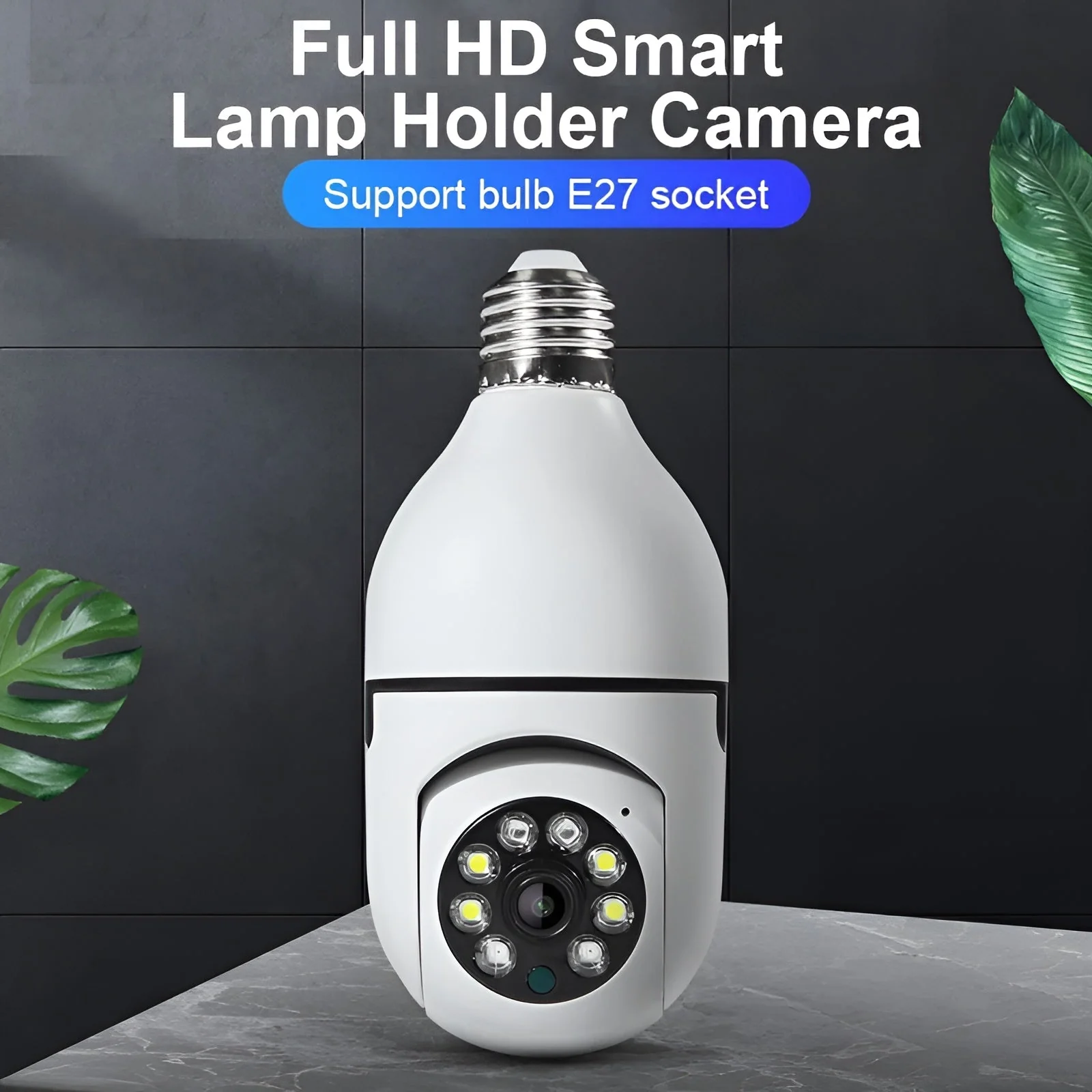 360 Wifi Light Bulb Auto Tracking Camera - Image 2
