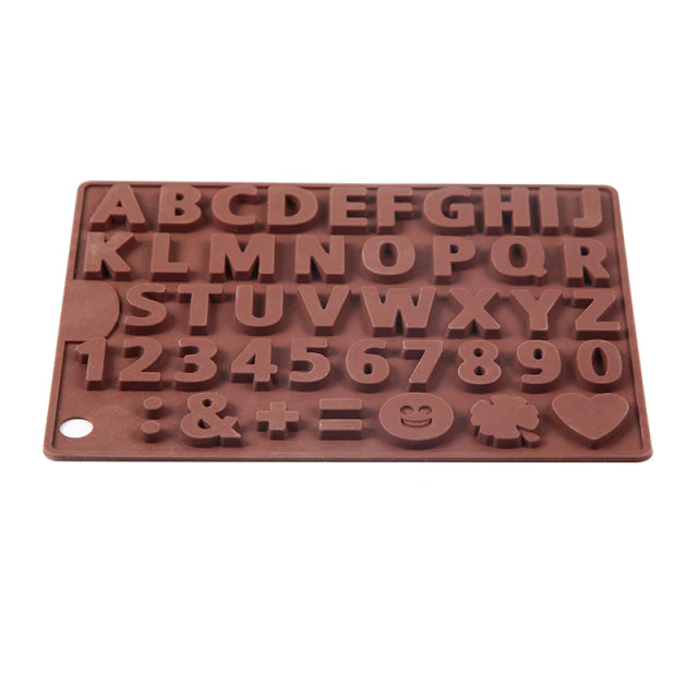 3D Alphabet Silicone DIY Chocolate Mold - Image 10