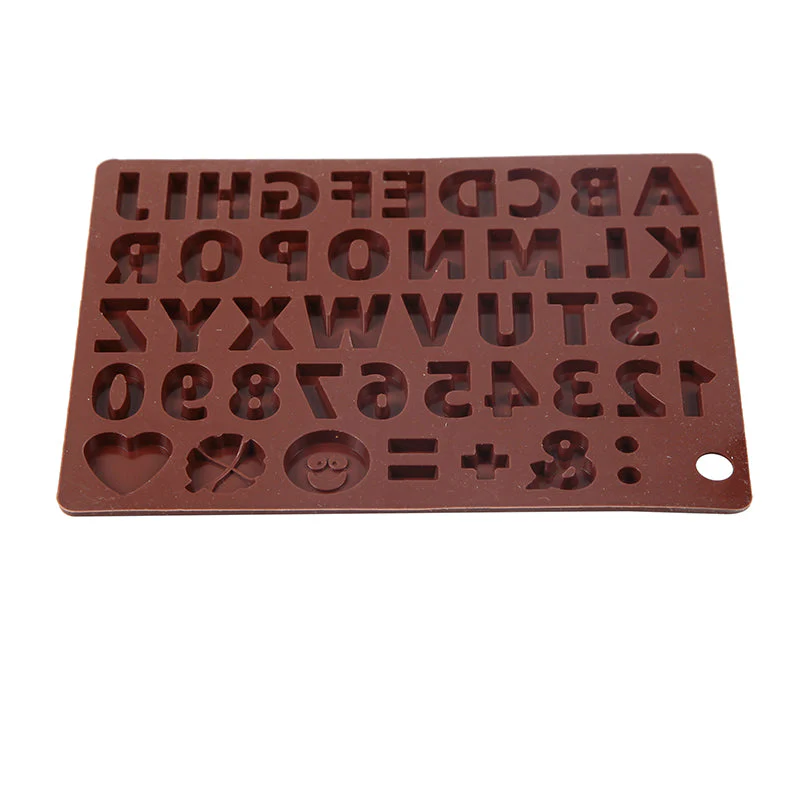 3D Alphabet Silicone DIY Chocolate Mold - Image 5