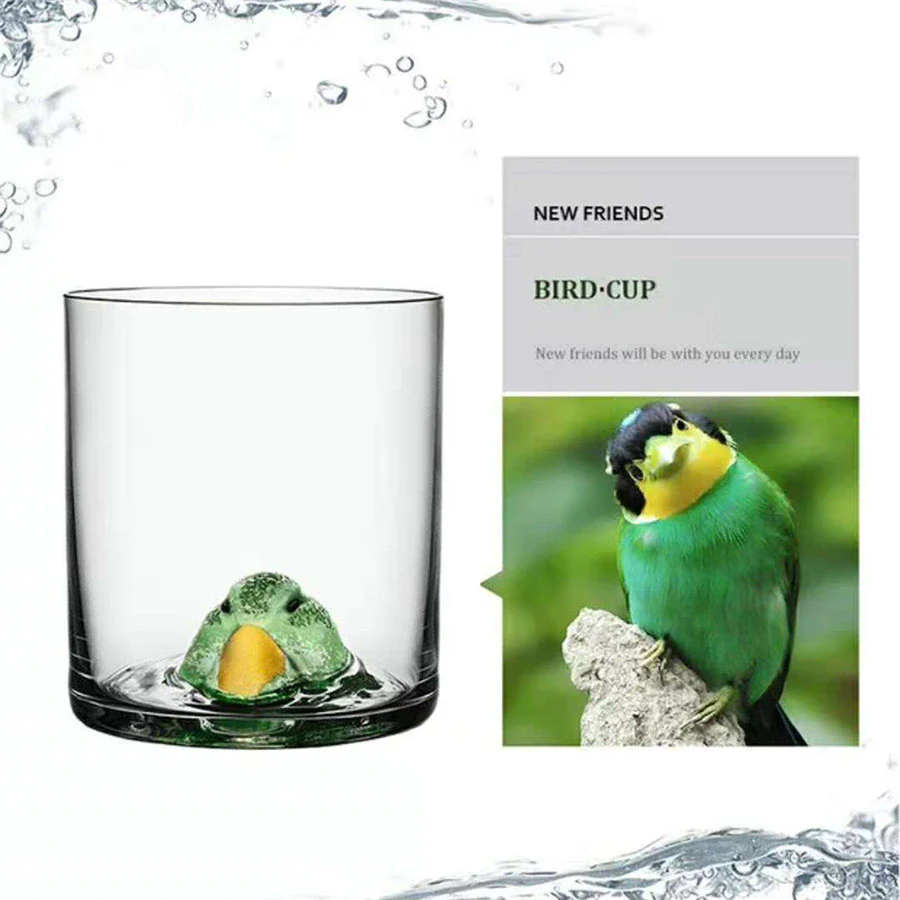 3D Animal Ultra Clear Unique Wine Glass - Image 3
